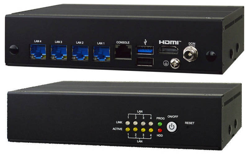 JETWAY BFNZASL2-A411 Network Box PC (Intel N150, 4x 2.5GbE LAN, 12V Input) <b>[FANLESS]</b>