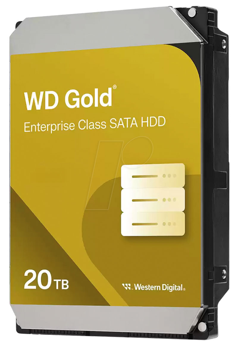 Western Digital WD Gold 3.5" SATA 20TB, 24/7, 512e <b>[WD201KRYZ]</b>